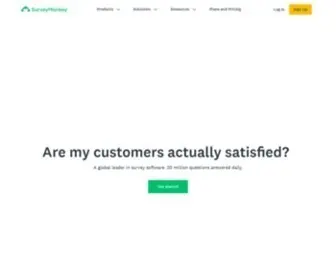 Surveymonkey.co.uk(The World’s Most Popular Free Online Survey Tool) Screenshot