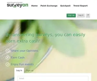 Surveyon.com(Surveyon) Screenshot