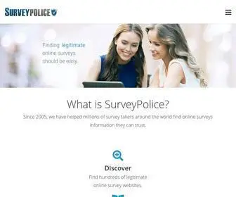 Surveypolice.com(Thousands of Real Reviews for Real Online Surveys) Screenshot