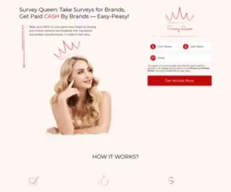 SurveyQueen.com(Pass Surveys Online and Earn Money at Home) Screenshot