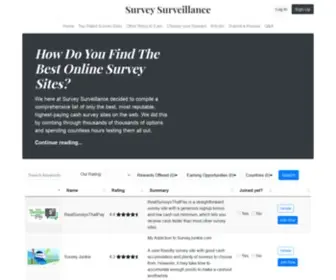 Surveysurveillance.com(Survey Surveillance) Screenshot