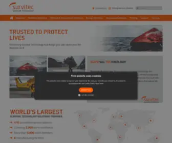 SurvitecGroup.com(Survival Technology) Screenshot