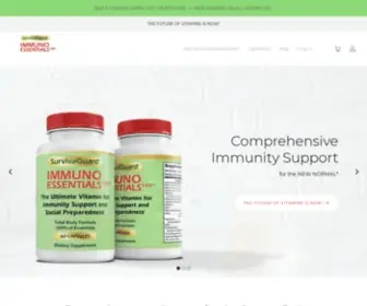 Survivaguard.com(SurvivaGuard ImmunoEssentials100) Screenshot