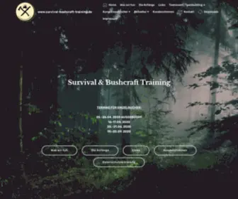 Survival-Bushcraft-Training.de(Willkommen bei Survival & Bushcraft) Screenshot