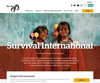 Survival-International.org(Survival International) Screenshot