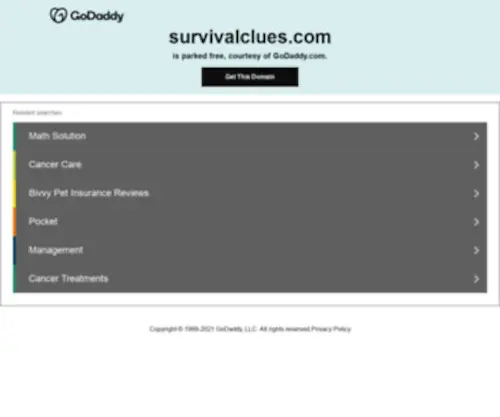 Survivalclues.com(Better Information Better Life) Screenshot