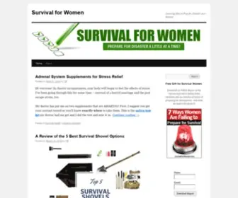 Survivalforwomen.com(See related links to what you are looking for) Screenshot