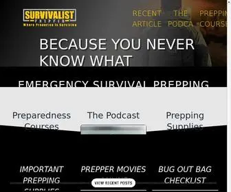 Survivalistprepper.net(SP Home Landing) Screenshot