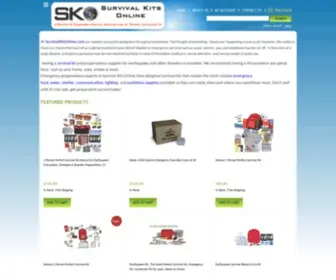 Survivalkitsonline.com(Home of the Perfect Survival Kit Discounted Deluxe/Essentials Survival Kits) Screenshot