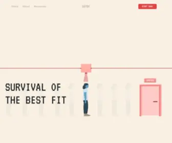 Survivalofthebestfit.com(Survival of the Best Fit) Screenshot