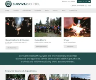 Survivalschool.co.uk(Survival Training Courses) Screenshot