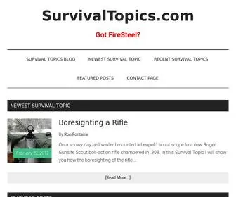 Survivaltopics.com(Your Online Survival Kit) Screenshot
