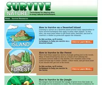 Survivenature.com(Survive Nature) Screenshot