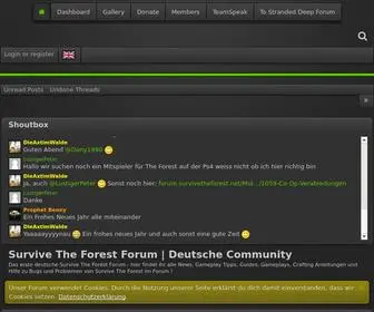 Survivetheforest.net(Das erste deutsche Survive The Forest Forum) Screenshot