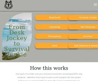 Survivethewild.net(From Desk Jockey to Survival Junkie) Screenshot