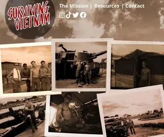 Survivevietnam.com(Surviving Vietnam) Screenshot