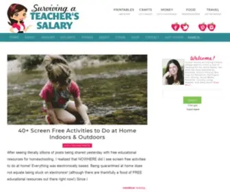 Survivingateacherssalary.com(Surviving A Teacher's Salary) Screenshot