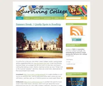 Survivingcollegelife.com(Surviving College Life) Screenshot