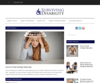 Survivingdisability.com(Survivingdisability) Screenshot