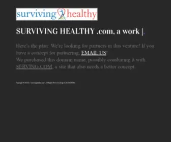 Survivinghealthy.com(Surviving Healthy) Screenshot