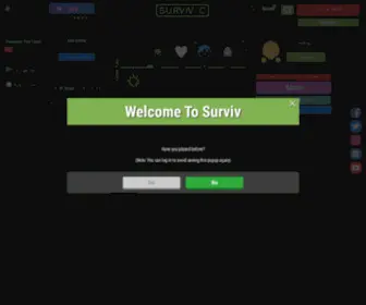 Surviv.io(Like games such as Player Unknown's Battlegrounds (PUBG)) Screenshot