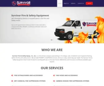 Survivorfiresafety.com(Survivor Fire & Safety Equip) Screenshot