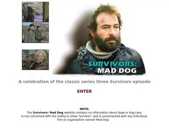 Survivors-Mad-Dog.org.uk(Mad Dog (Terry Nation's classic post) Screenshot