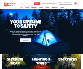 SurvivorWorld.com(Best Outdoor Survival Products & Emergency Gear) Screenshot