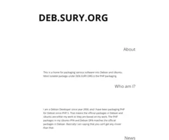 Sury.org(DEB) Screenshot