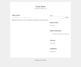Suryaabadi.xyz(Surya) Screenshot