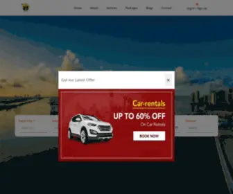 Suryacarrental.com(Car/Taxi Rental Service in Bhopal) Screenshot