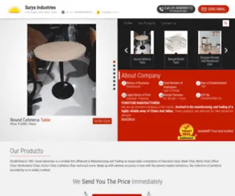 Suryachair.com(Surya Industries) Screenshot