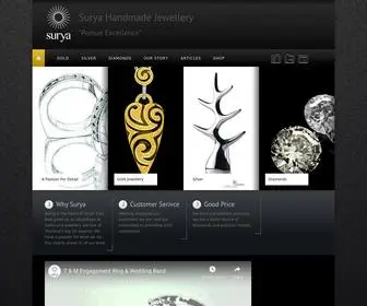 Suryajewellery.com(Surya Jewellery) Screenshot