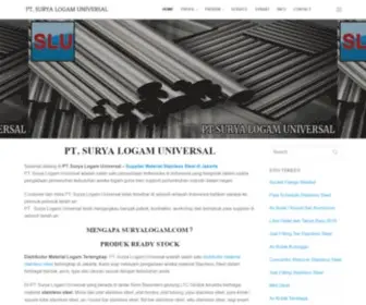 Suryalogam.com(Supplier Stainless Steel) Screenshot
