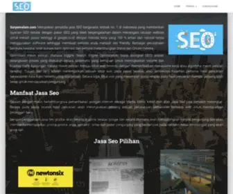Suryamalam.com(Jasa Seo Terbaik Murah Bergaransi Indonesia) Screenshot