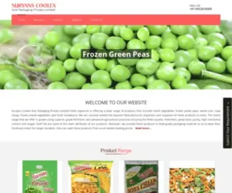 Suryanscoolex.co.in(Vegetables & Strawberry Supplier in Lucknow) Screenshot