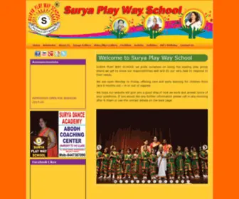 Suryaplaywayschool.in(SURYA PLAY WAY SCHOOL) Screenshot