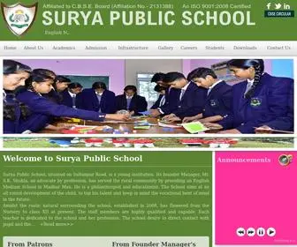 Suryapublicschool.org(Anka Neferler Tim) Screenshot