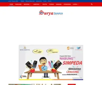 Suryasumatera.com(Surya Sumatera) Screenshot