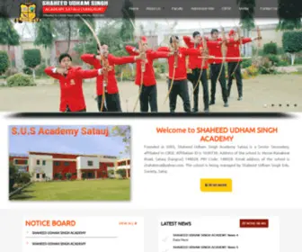 Susacademy.in(SHAHEED UDHAM SINGH ACADEMY SATAUJ) Screenshot