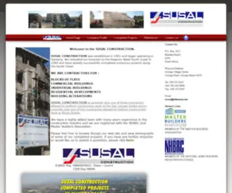 Susal.co.za(SUSAL CONSTRUCTION) Screenshot