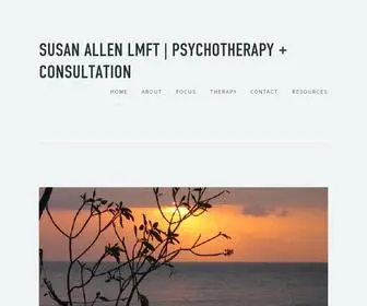 Susanallentherapy.com(Susan Allen LMFT) Screenshot