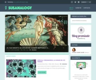 Susanalogy.com(Cultural and personal blog) Screenshot