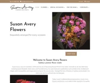 Susanavery.com.au(Florists Sydney) Screenshot