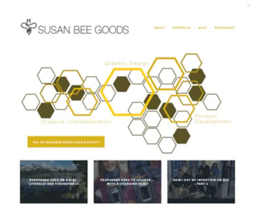 Susanbeegoods.com(Design like Honey) Screenshot
