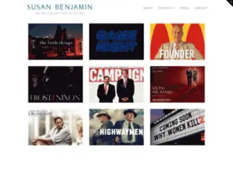 Susanbenjamin.net(Susan Benjamin) Screenshot