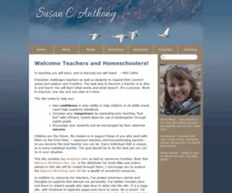 Susancanthony.com(Children are the future. My mission) Screenshot