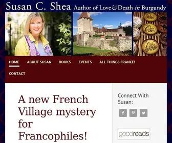 Susancshea.com(A new French Village mystery for Francophiles) Screenshot