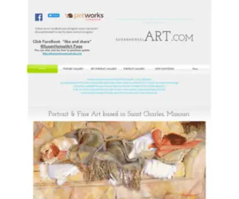 Susanhenselart.com(Susan Hensel ART) Screenshot