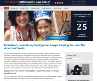 Susanscheerimmigrationlaw.com(Morris County Immigration Lawyers) Screenshot